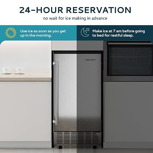 Commercial Ice Maker Machine 85Lbs/Day, 24Lbs Storage, Built-in Undercounter - Image 6