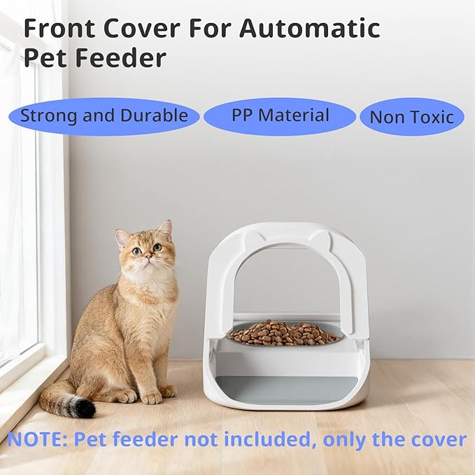 Front Cover for Automatic Microchip Cat Pet Feeder - Image 3
