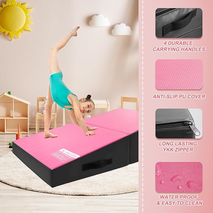 Kangaroo Hoppers Incline Gymnastics Mat, Skill Training, Home Gym Exercise - Image 4