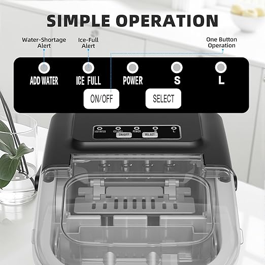 Antarctic Star Countertop Ice Maker, Portable Ice Machine - Image 3