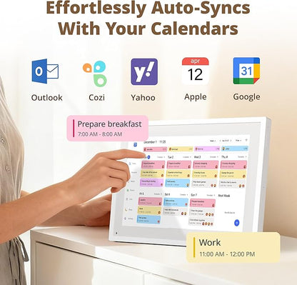 Digital Calendar Touch Screen 10 Inch, Electronic Calendar Chore Chart - Image 4