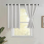 JIUZHEN Short Curtains Kitchen Half Window Blackout Curtains by JIUZHEN