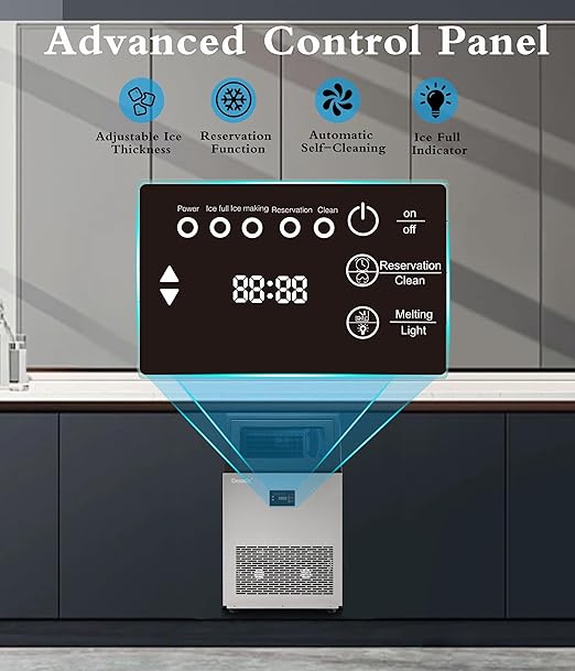 Commercial Ice Maker Machine, 130Lbs/24H - Image 5