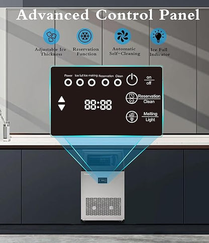 Commercial Ice Maker Machine, 130Lbs/24H - Image 5