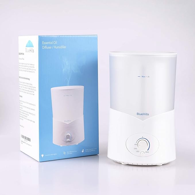 BlueHills Large 1000 ML XL Essential Oil Diffuser White Aromatherapy Humidifier - Image 4