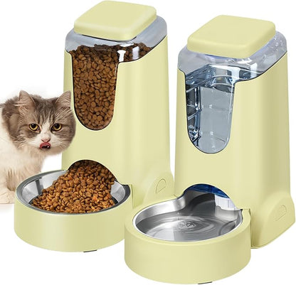 HWONMTE Portable Automatic Cat Feeder and Water Dispenser by HWONMTEPETFEEDER