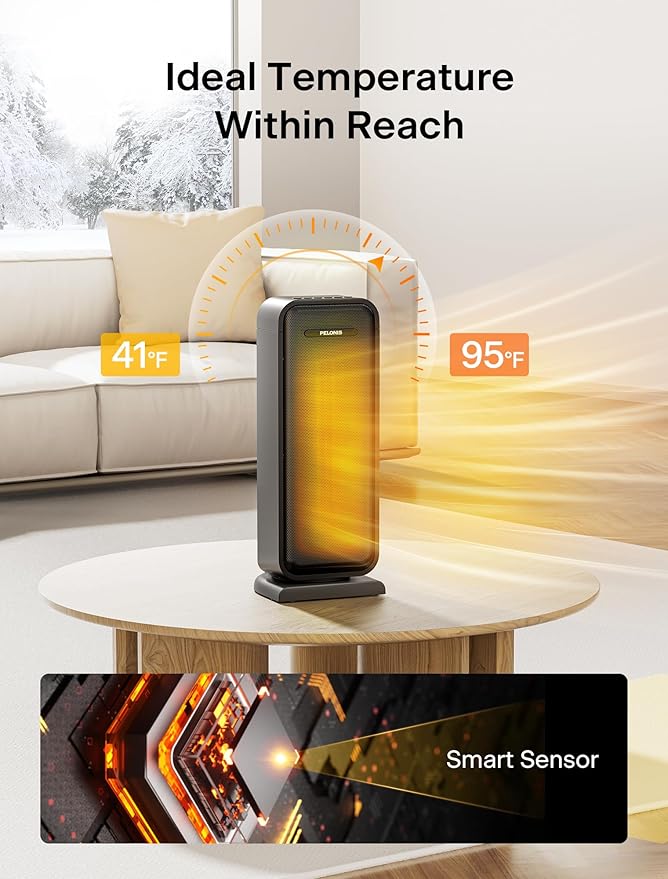 Pelonis 1500w Electric Space Heater - Image 7