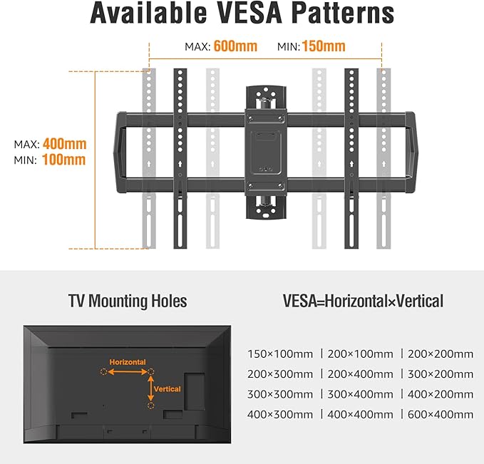 ELIVED Long Arm TV Wall Mount for Most 42-75 Inch TVs, 30 Inch Long Extension - Image 9