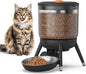 Automatic Cat Feeder with Timed Food Dispenser, One-Touch Feeding, Dual Power by InvengoSmartCare