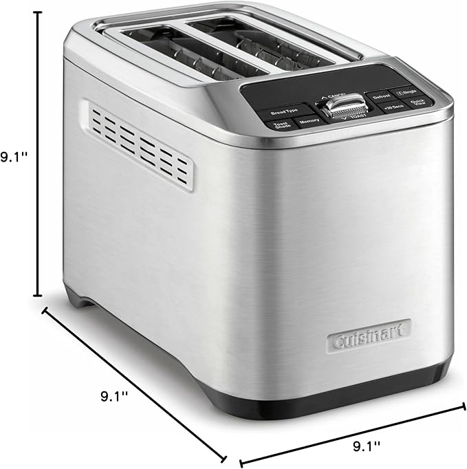 Cuisinart CPT-520 2-Slice Motorized Toaster, Stainless Steel/Black - Image 5