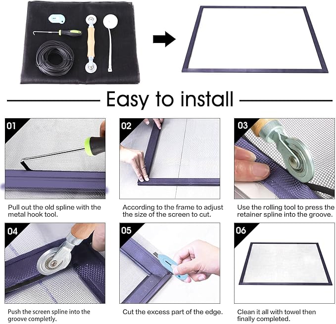 Window Screen Repair Kit - Image 2