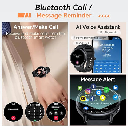 Smart Watch for Women Fitness Tracker: Waterproof Digital Mens Watches Make - Image 2