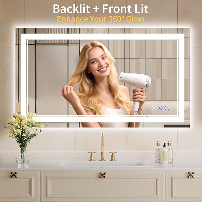 24"x42" LED Bathroom Mirror - Image 2