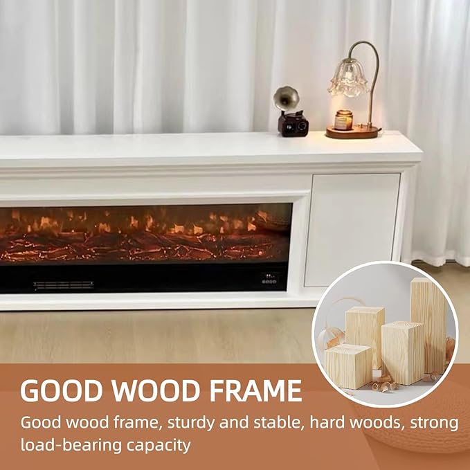 Freestanding Electric Fireplace Heater - Image 5