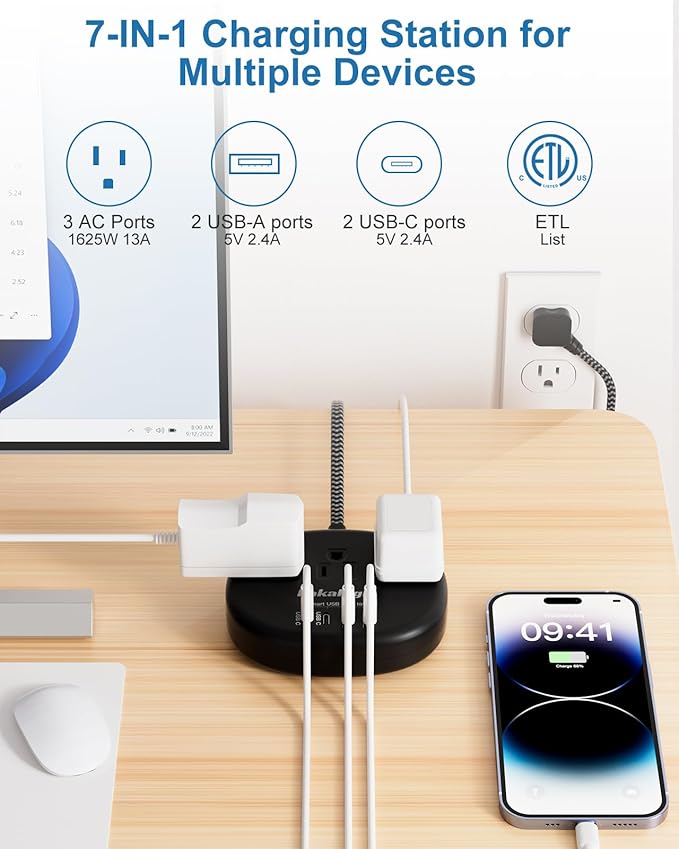 Short Extension Cord Black - Image 5