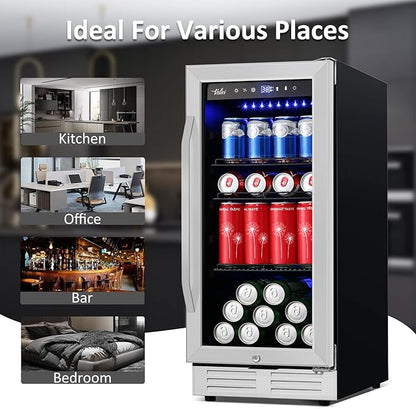 15 Inch Beverage Refrigerator and Cooler - Image 5