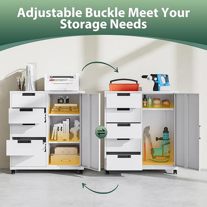 MIIIKO 5 Drawer Storage Cabinet - Image 7
