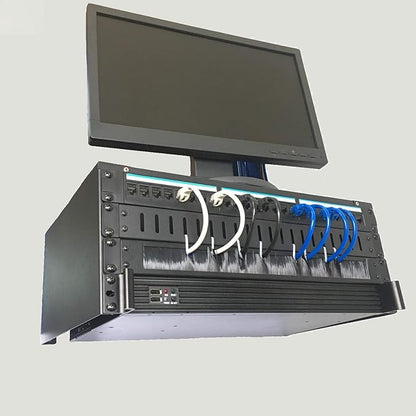 Jingchengmei 1U Disassembled Rack Mount Cable Management Panel - Image 8