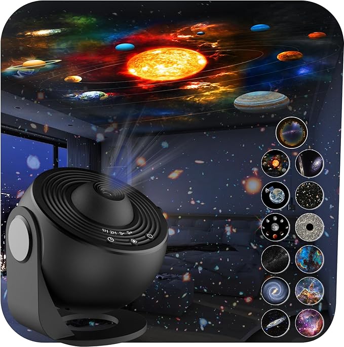 Star Projector, Upgraded 13 in 1 HD Planetarium Galaxy Projector by ARGIGU