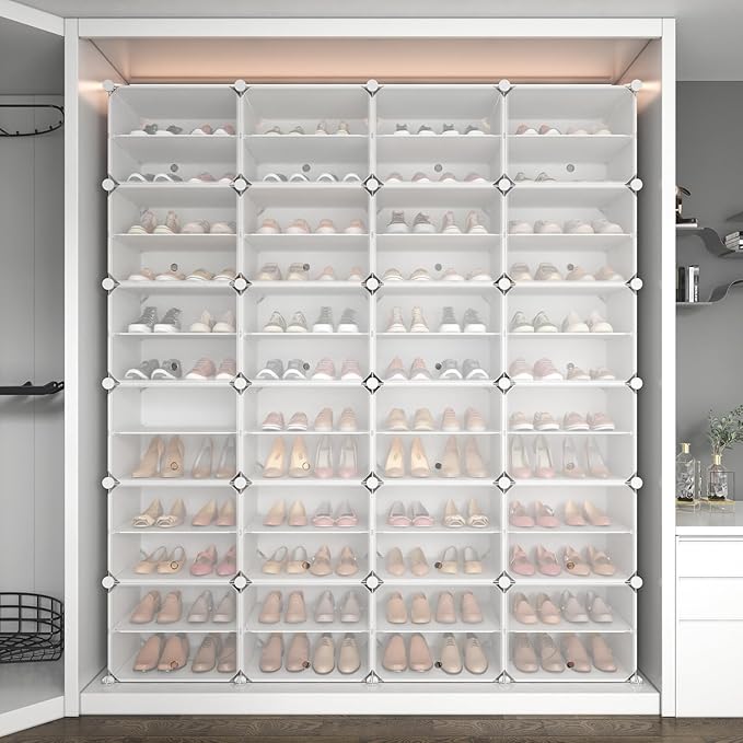 ROJASOP Shoe Storage Cabinet, 12-Tier Shoe Organizer 96 Pairs Extra Large - Image 7