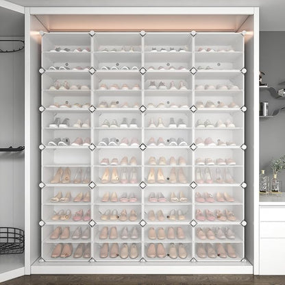 ROJASOP Shoe Storage Cabinet, 12-Tier Shoe Organizer 96 Pairs Extra Large - Image 7
