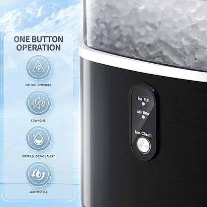 Antarctic Star Nugget Ice Maker Countertop, Chewable Nugget Ice Machine - Image 2