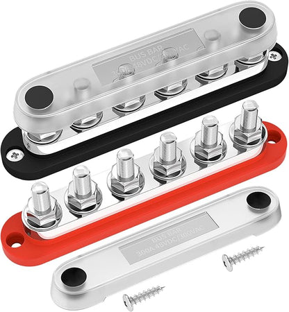 DaierTek 300A Bus Bar 12V Marine 12V Power Distribution Block by DaierTek
