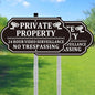 No Trespassing Signs Private Property, Video Surveillance Sign, No Trespassing by Unknown