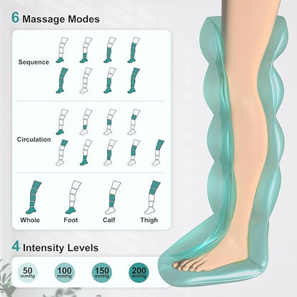 Nekteck Cordless Leg Compression Massager, FSA Eligible Massage Tools - Image 5