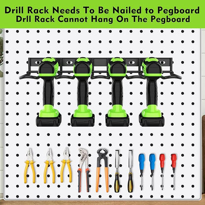 2 Pack Power Tool Organzier Wall Mount, Thicked Heavy Duty Drill Holder - Image 5