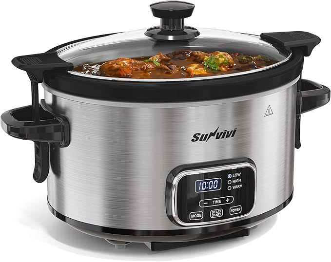 Sunvivi 4QT Programmable Slow Cooker - Image 9