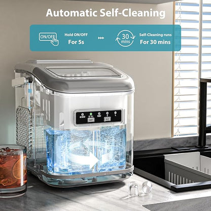 Ice Maker Machine Countertop Portable Compact Small Bullet Ice Maker - Image 7