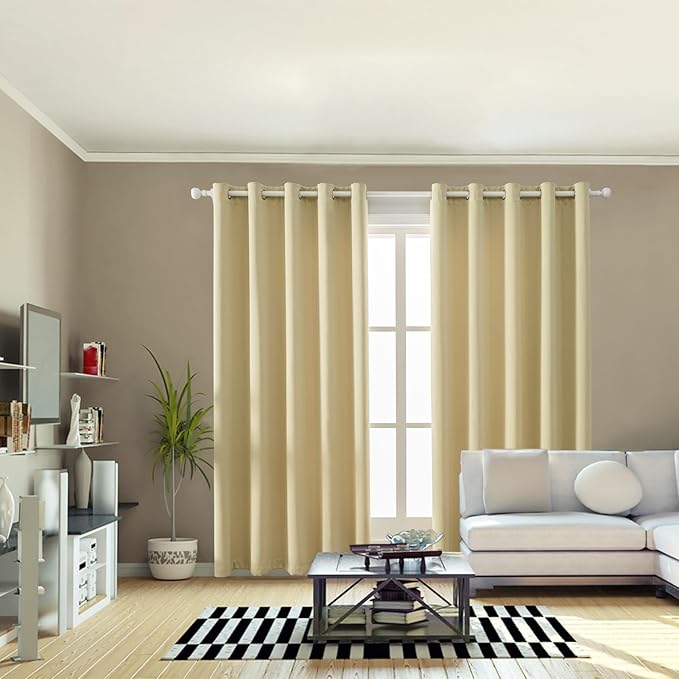 Anytime 100% Blackout Curtain 2 Panels Set, Thermal Insulated Window Drapes - Image 5