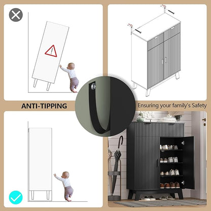Shoe Cabinet Storage for Entryway - Image 6