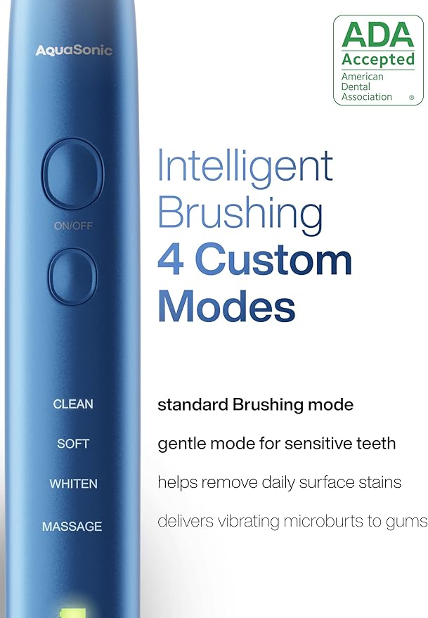 Aquasonic Vibe Series Ultra-Whitening Toothbrush – ADA Accepted Electric - Image 4