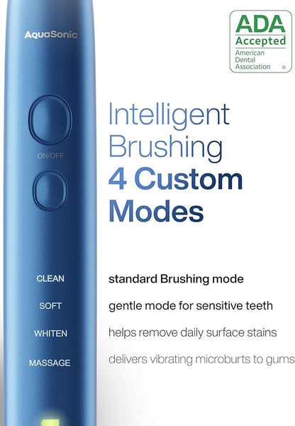 Aquasonic Vibe Series Ultra-Whitening Toothbrush – ADA Accepted Electric - Image 4