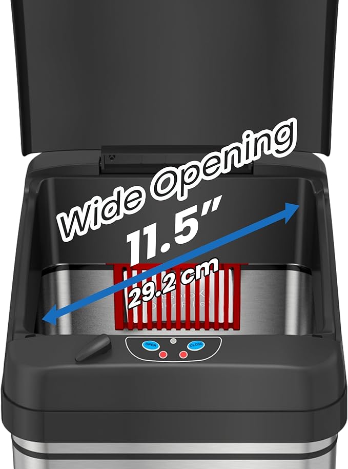iTouchless 13 Gallon Kitchen Trash Can - Image 8