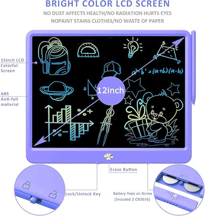FLUESTON LCD Writing Tablet, Doodle Board Toys Gifts - Image 6