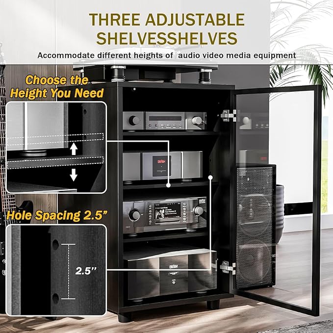 Grufle Media Storage Cabinet - Image 4