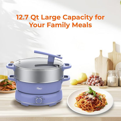 Rosewill 12.7 QT Electric Hot Pot Slow Cooker - Image 3