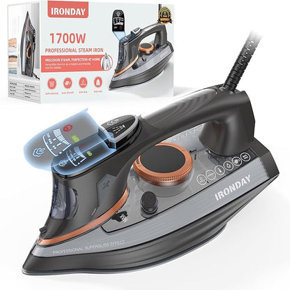 IRONDAY Steam Iron for Clothes by IRONDAY