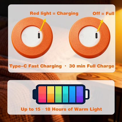 FlyPigInk Tap Night Light for Kids, Cute Ambient Lamp - Image 7