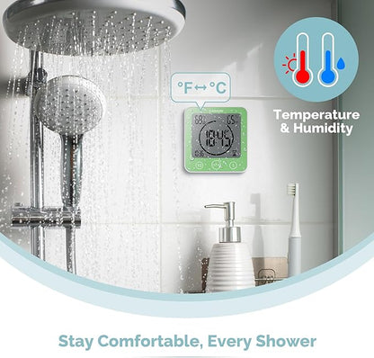 KADAMS Shower Clock Waterproof Bathroom Timer – Digital Wall Clock - Image 4