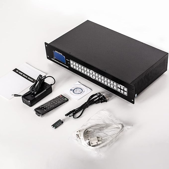 MT-VIKI Upgraded 4K HDMI Matrix Switch 16x16 Support Web GUI w/IR Remote - Image 7