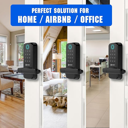 Smart Lock with WiFi Gateway, Keyless Entry Lock with Handle - Image 3