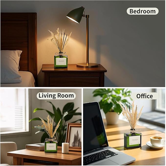 Reed Diffuser, 6.09 oz Citrus Grove Scent Diffuser - Image 7