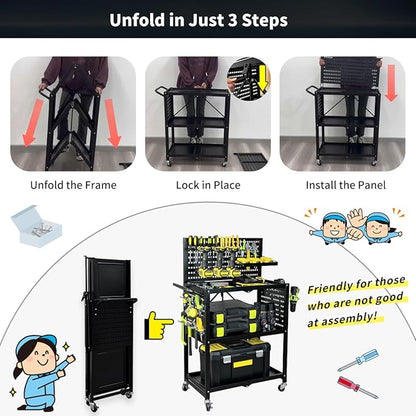 Lumizone Rolling Tool Cart - Image 2