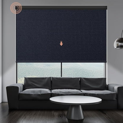 Motorized Roller Shade: 100% Blackout, Electric Blinds by Canisteo