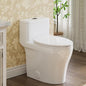 One-Piece Toilets, Low Water Tank, ADA 17.5" Seat Height, Water-Saving Design by Unknown