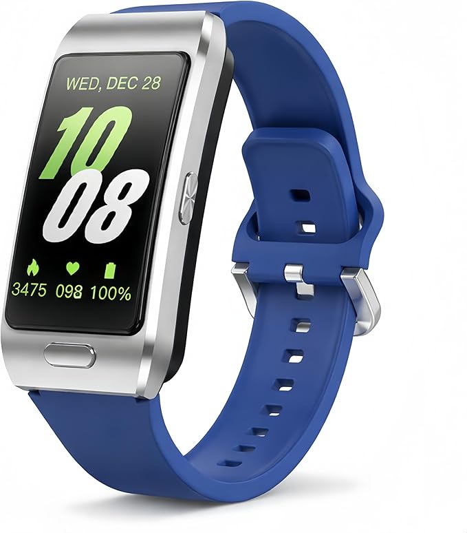 2-in-1 Smart Health Band with Built-in Bluetooth Earbuds, Fitness & Activity by BlissfulTails